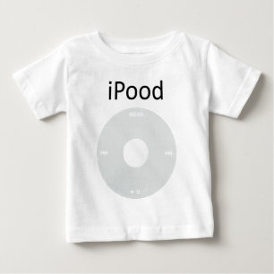iPoodのベビーのティー ベビーTシャツ
