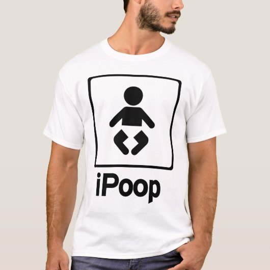 iPoopの人 Tシャツ (正面)