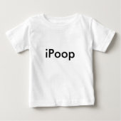 iPoop ベビーTシャツ (正面)