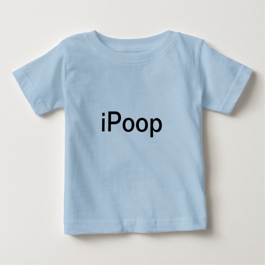 iPoop ベビーTシャツ (正面)