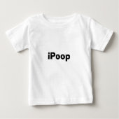 iPoop ベビーTシャツ (正面)