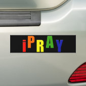 iPrayバンパーステッカー バンパーステッカー (車上)
