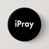 iPRAY 缶バッジ (正面)