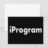iProgram 招待状 (正面/裏面)