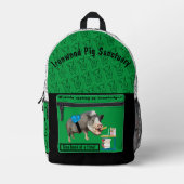 IPS新学期! プリントバックパック (正面)