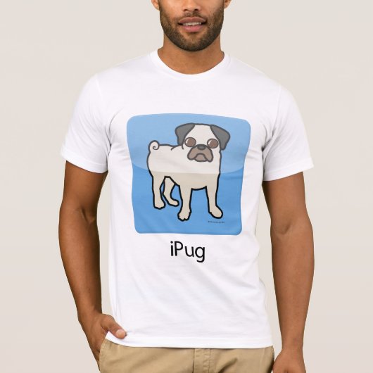 iPug -子鹿 Tシャツ (正面)
