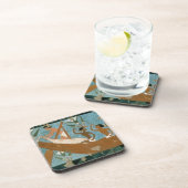 Ipuy、depic Thebesの墓からの壁絵画 コースター (右側)