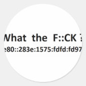 ipv6 ラウンドシール (正面)