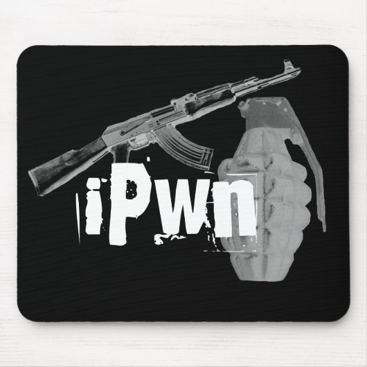 iPwnのマウスパッド マウスパッド (正面)