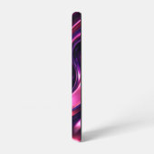 iquid Chrome Purpleberry Swirl  Samsung Galaxyケース (左側面)