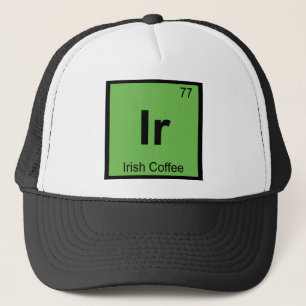Ir – アイリッシュコーヒー化学周期表記号 キャップ