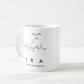 Iraペプチド名mug コーヒーマグカップ (正面左)