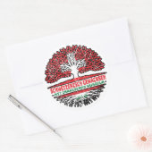 Irak Irakisch Schweiz Baum Wurzel ラウンドシール (封筒)