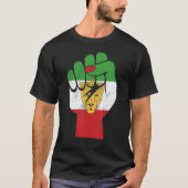 Iran flag, Iranian Lion Symbol, Iranian Lioness, F Tシャツ (正面)