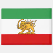 IRAN Lion and Sun Flag Magnet マグネット (正面)
