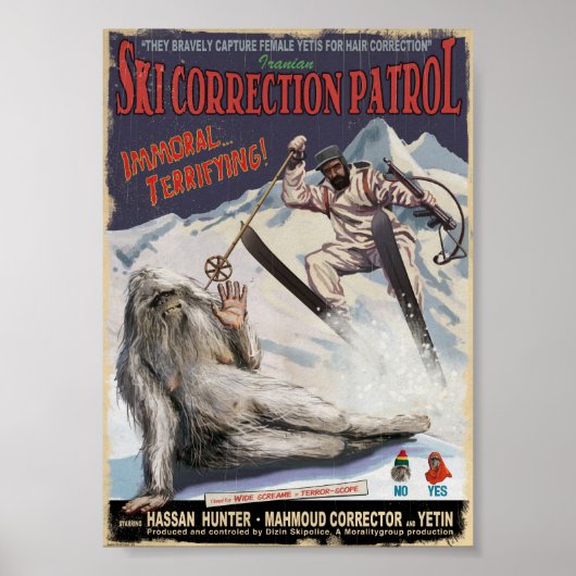 Iran ski ポスター (正面)