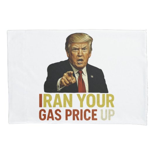 Iran Your Gas Price Up 枕カバー (正面)