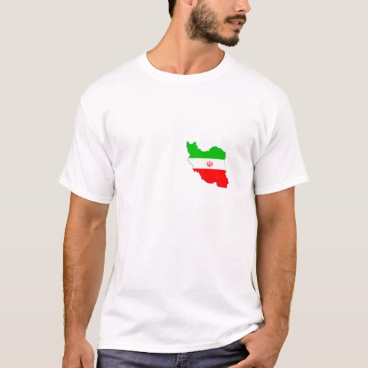 IranFlag、イラン Tシャツ (正面)
