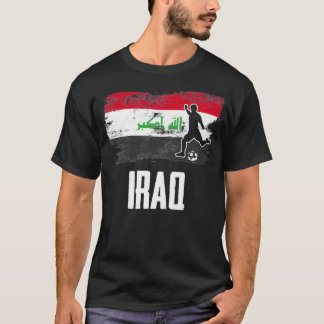 Iraq Flag Jersey Iraqi Soccer Team Iraqi funny 100 Tシャツ