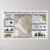 Iraq Oil Facts Map - 2002 ポスター (正面)