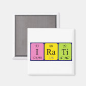 Irati周期表名マグネット マグネット (正面/裏面)