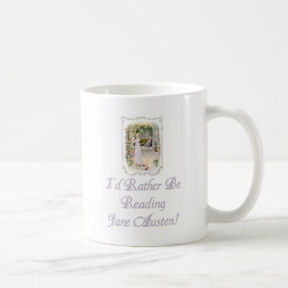 IRBRジェーンAusten! クラシックで白いマグ、2つのサイズ コーヒーマグカップ