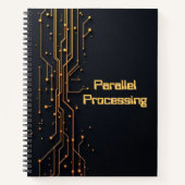 ircuit Board Intellect | STEM Logic & Connection ノートブック (正面)