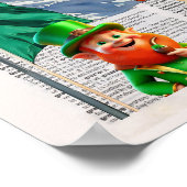 IRELAND - – 辞書ページアート ポスター (角)