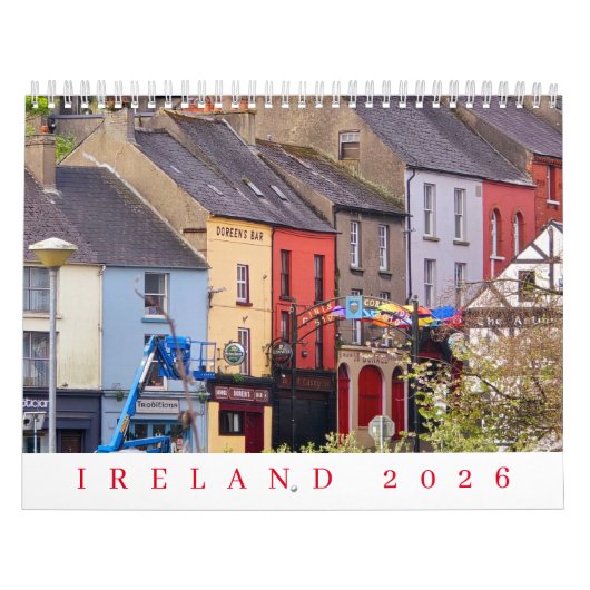 Ireland 2026 calendar カレンダー (カバー)