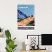 Ireland Art Connemara Travel Poster Irish Print ポスター (ホームオフィス)