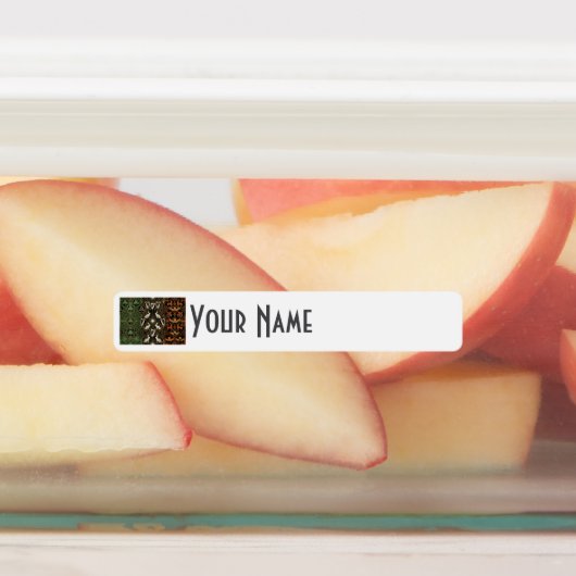 Ireland Art Deco Flag | Waterproof Name Label ラベル (貼付)