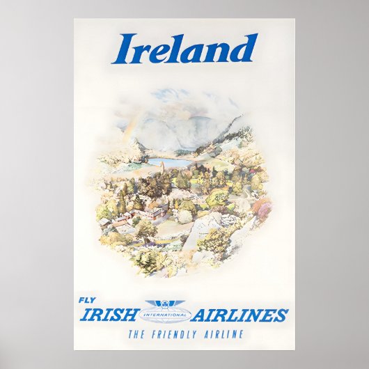 Ireland Art Travel Poster Irish Print ポスター (正面)