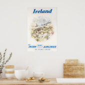 Ireland Art Travel Poster Irish Print ポスター (キッチン)