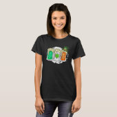 Ireland beer Irish St Patrick's Day Tシャツ (正面フル)