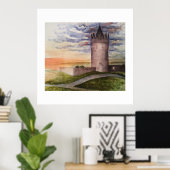 Ireland Castle Art Print – Doolin County Clare ポスター (ホームオフィス)
