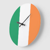 Ireland flag ラージ壁時計 (傾斜)