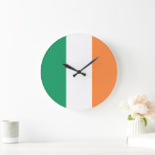 Ireland flag ラージ壁時計 (ホーム)