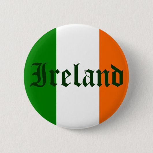 Ireland Flag 缶バッジ (正面)