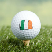 Ireland, flag, golf ball ⛳ ゴルフボール (インサイチュ 木)