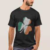 Ireland Flag Shamrock St Patrick'S Day Tシャツ (正面)