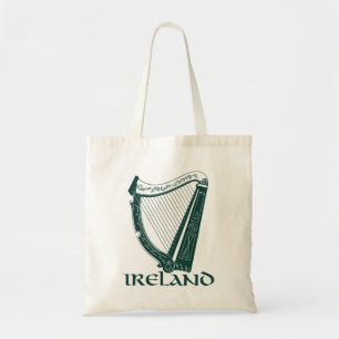 Ireland Harp Design, Irish Harp トートバッグ