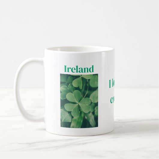 Ireland, I love my country コーヒーマグカップ (左)