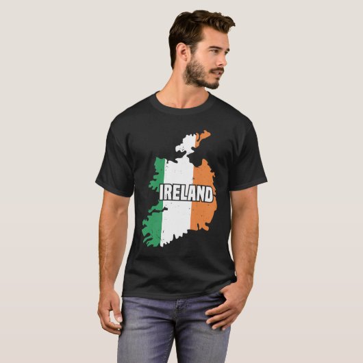 Ireland Irish Home Pride Irish Flag  1 Tシャツ (正面フル)