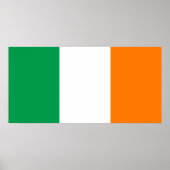 Ireland – Irish National Flag ポスター (正面)