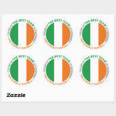 Ireland Irlanda Art Shield ラウンドシール (シート)