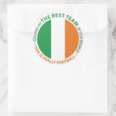 Ireland Irlanda Art Shield ラウンドシール (バッグ)