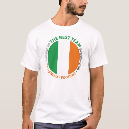 Ireland Irlanda Art Shield Tシャツ (正面)