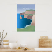 Ireland Minimal Travel Poster ポスター (キッチン)