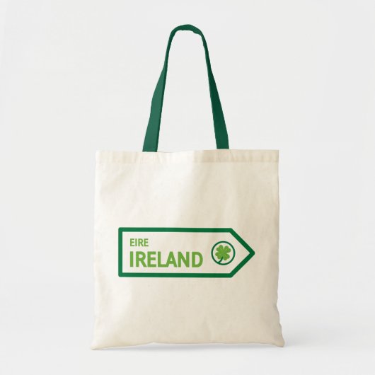Ireland Road Sign トートバッグ (正面)