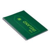 Ireland Road Sign ノートブック (右側)